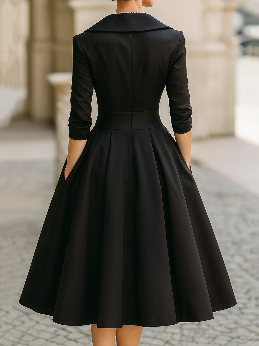 Lea™ - Elegant Midi Dress