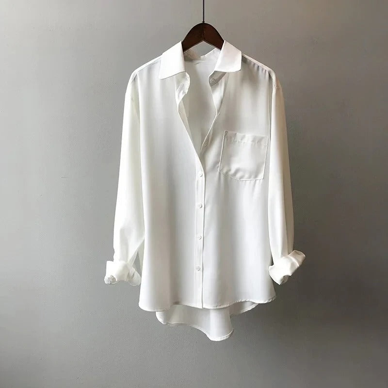 ELLIE - TIMELESS ELEGANCE IN SILK BLOUSE