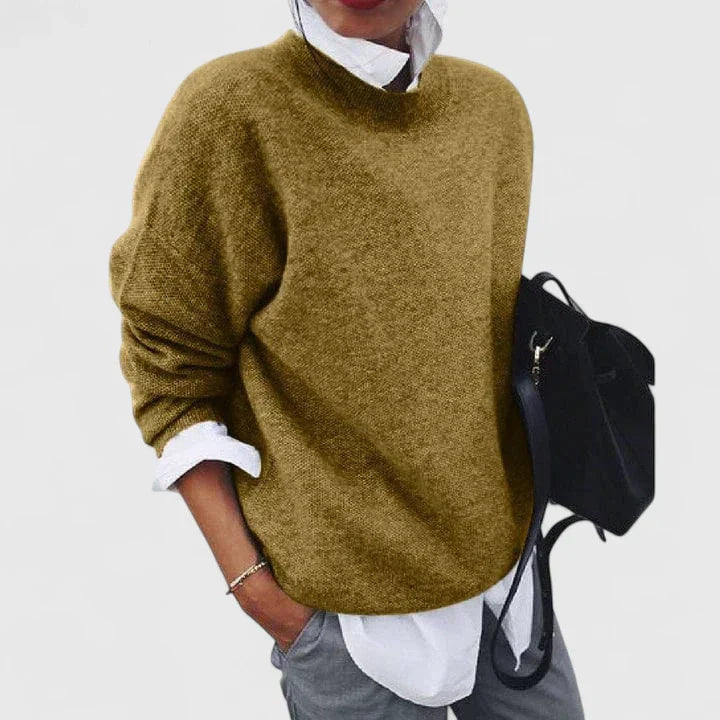 ESTHER – CLASSIC CREW NECK SWEATER