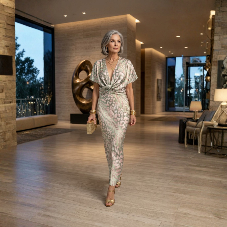 Nela | Effortless Elegance Wrap Maxi Dress