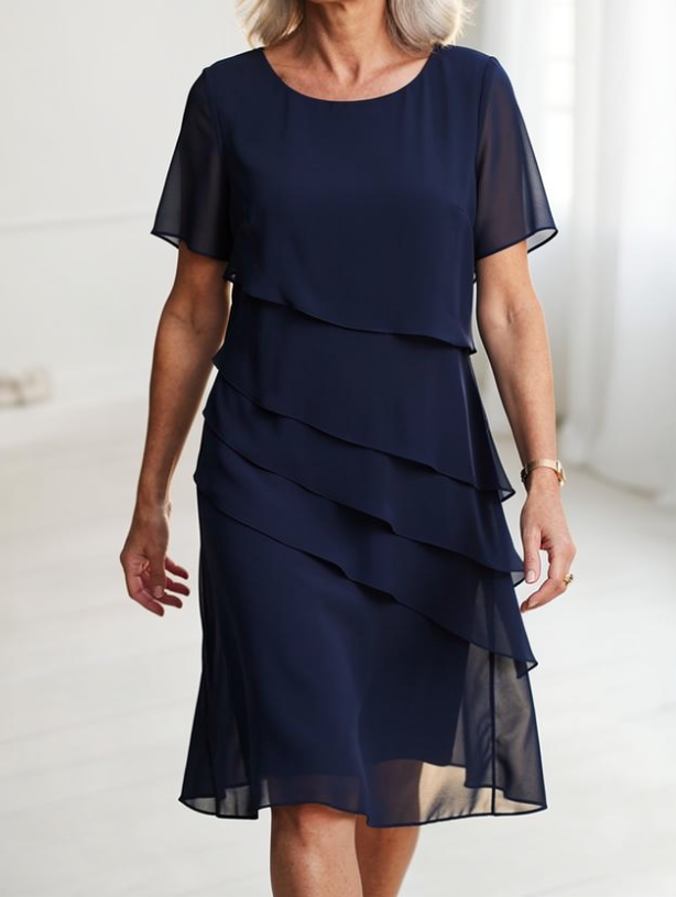 Everly™ | Graceful Layered Dress for Women