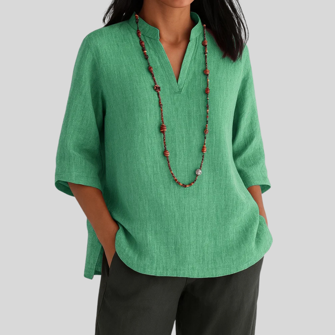 Kaia™ - AIRY AND COMFORTABLE SUMMER BLOUSE