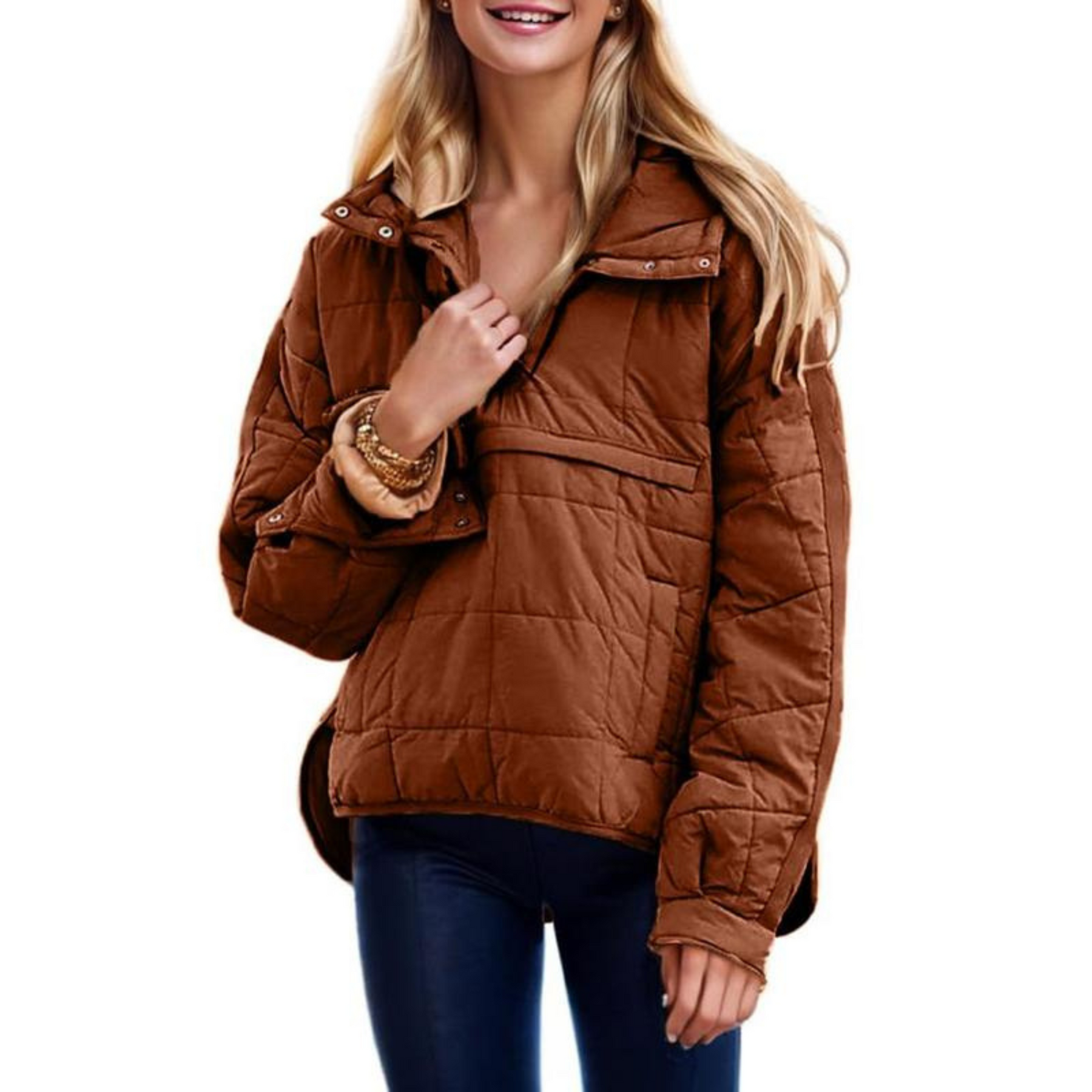 Joy™ – Oversized Hooded Pullover Hooded Jacket