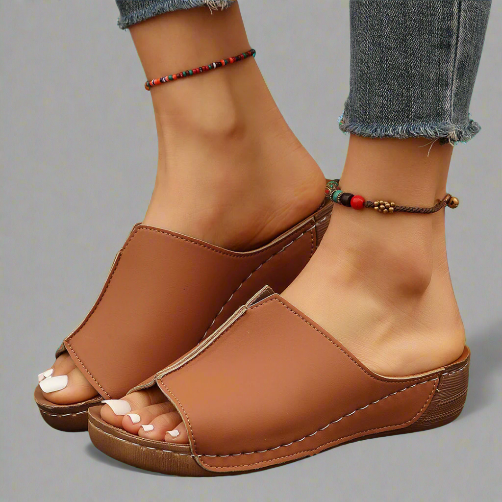 Noemi | Artisan Wedge Sandals Crafted from High-Quality Materials