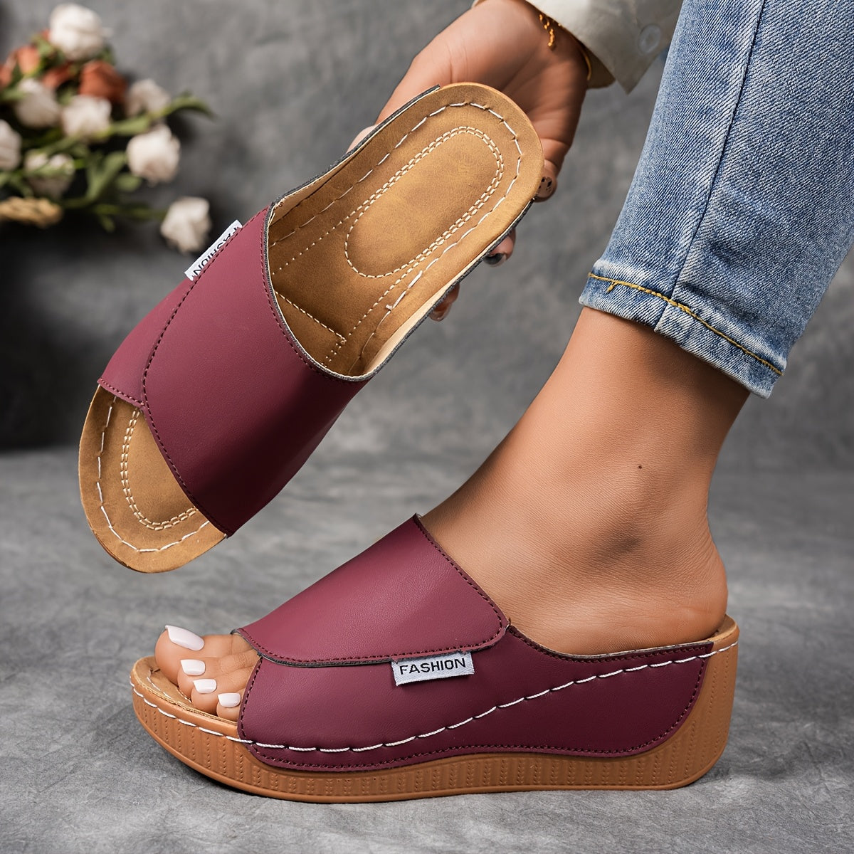 Chantal – Easy Elegance Slip-On Sandals