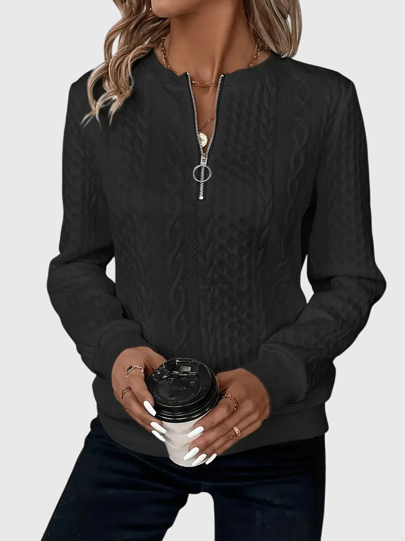 Sweater with Zipper