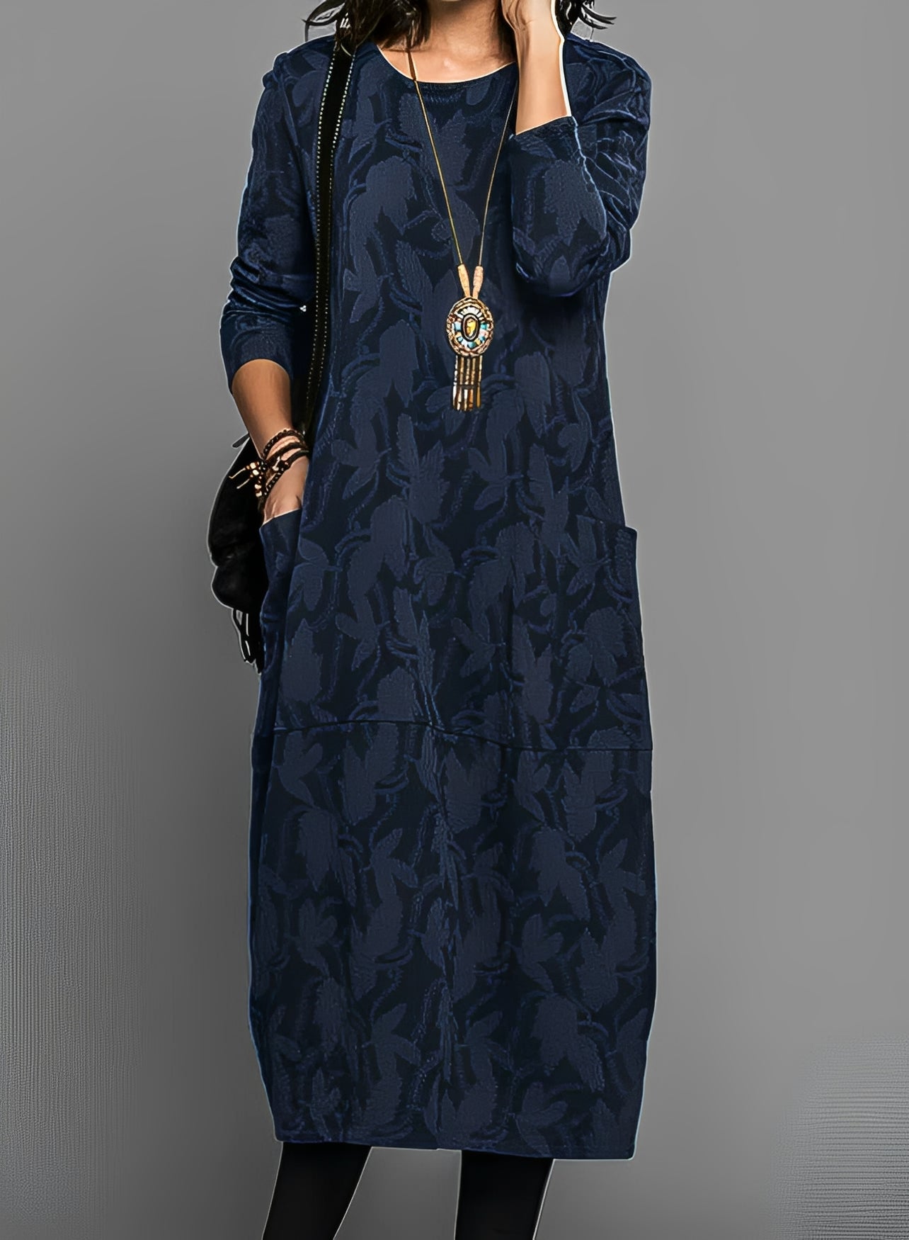 Ivy | Patterned Knit Dress