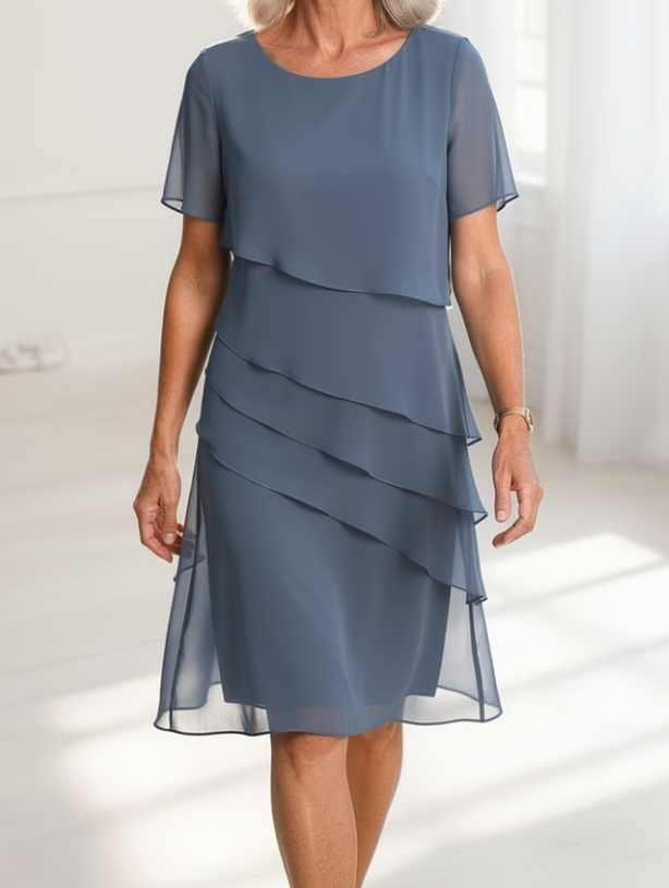 Everly™ | Graceful Layered Dress for Women