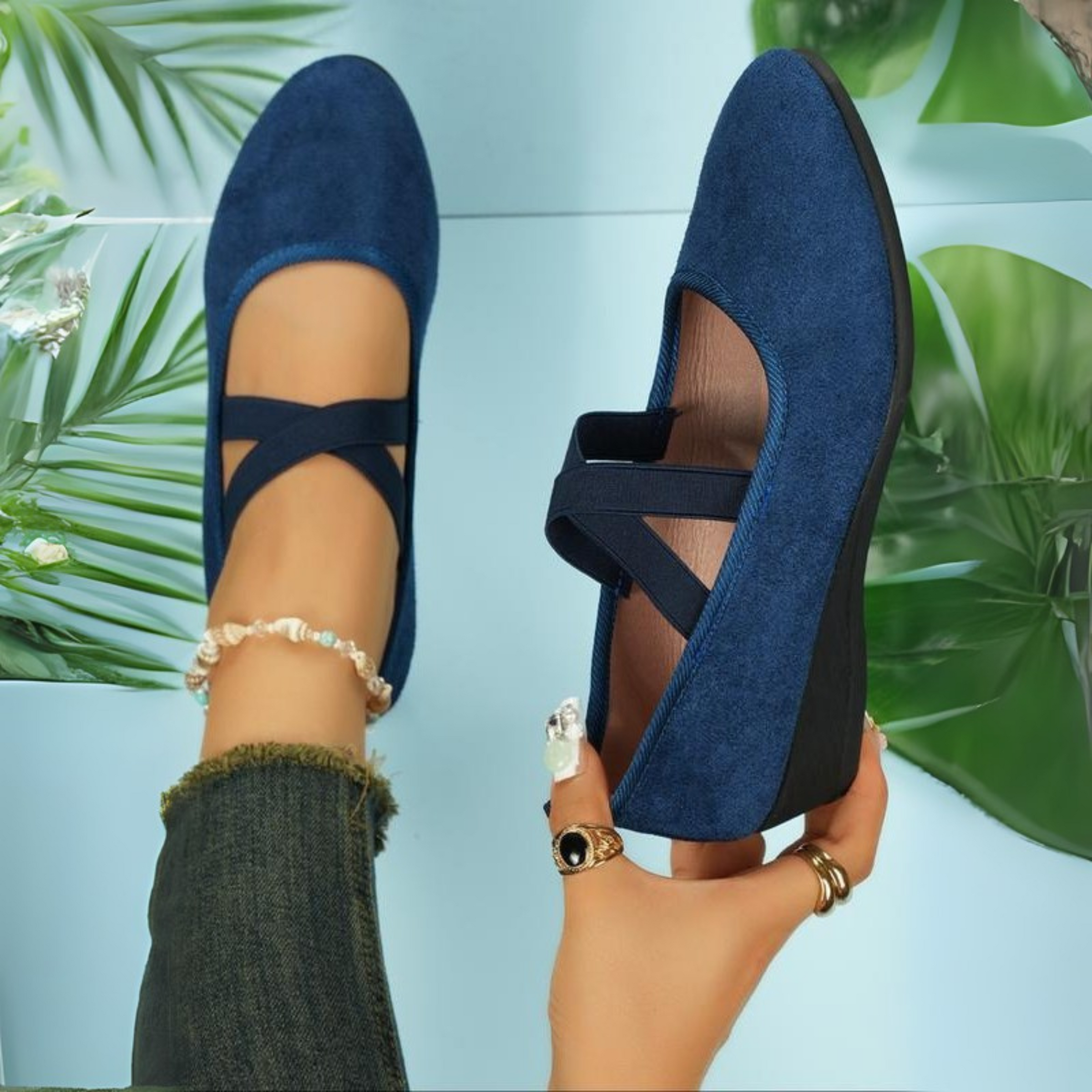 Anna | Closed Wedge Ballerina Shoes