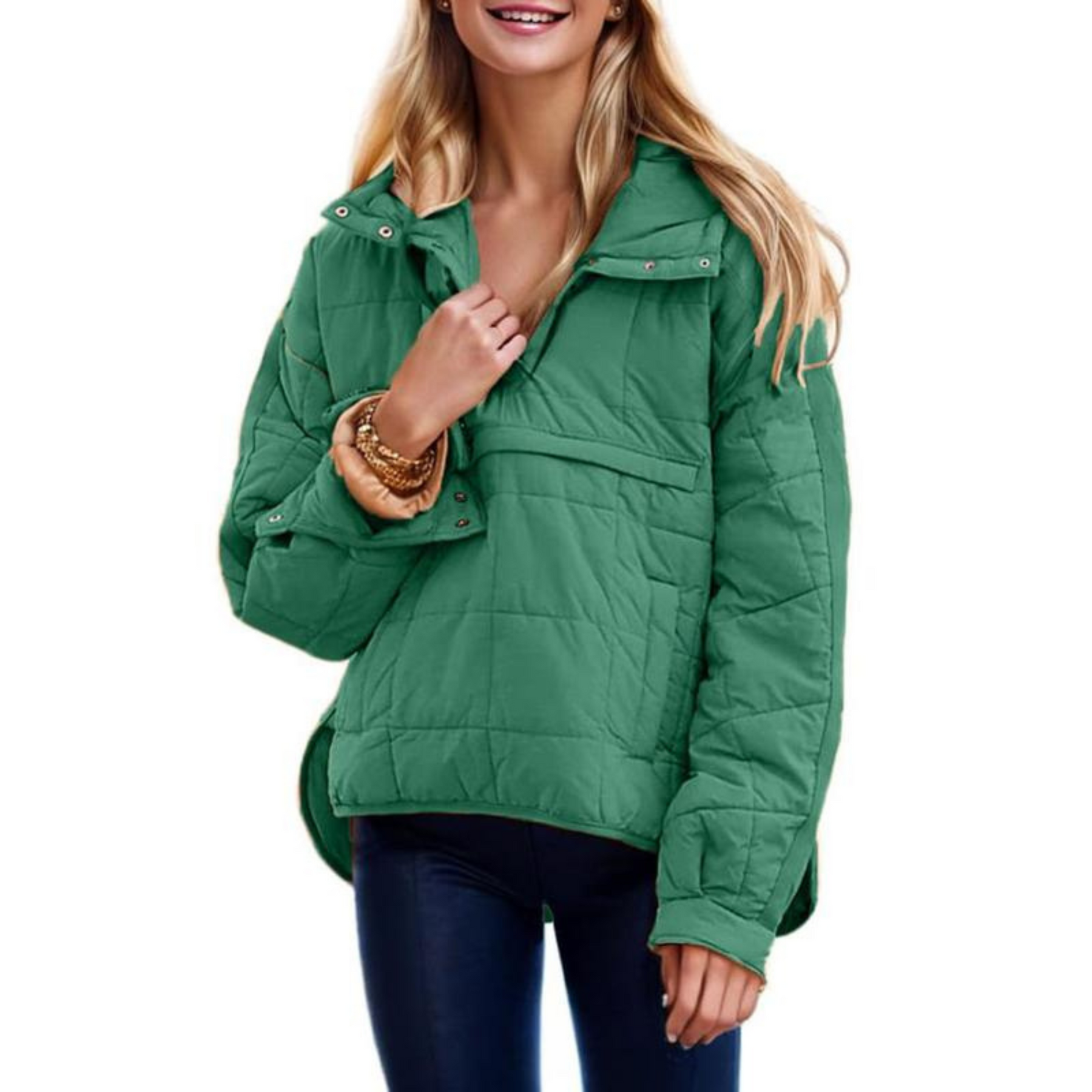 Joy™ – Oversized Hooded Pullover Hooded Jacket