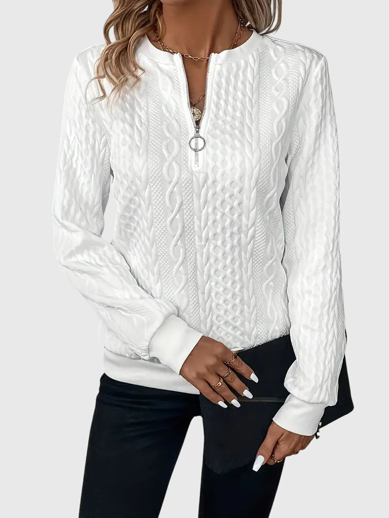 Sweater with Zipper