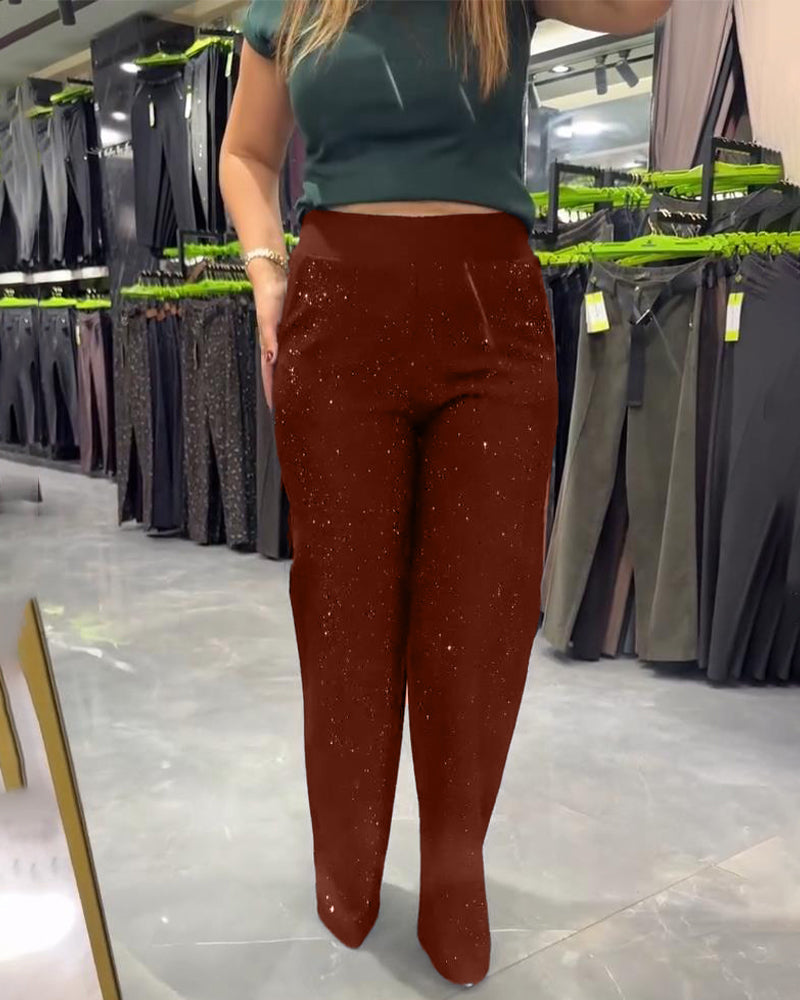 Trendy and Casual Wide Leg Pants