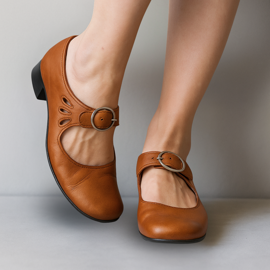 Els™ | Orthopaedic Leather Sandals with Comfortable Sole