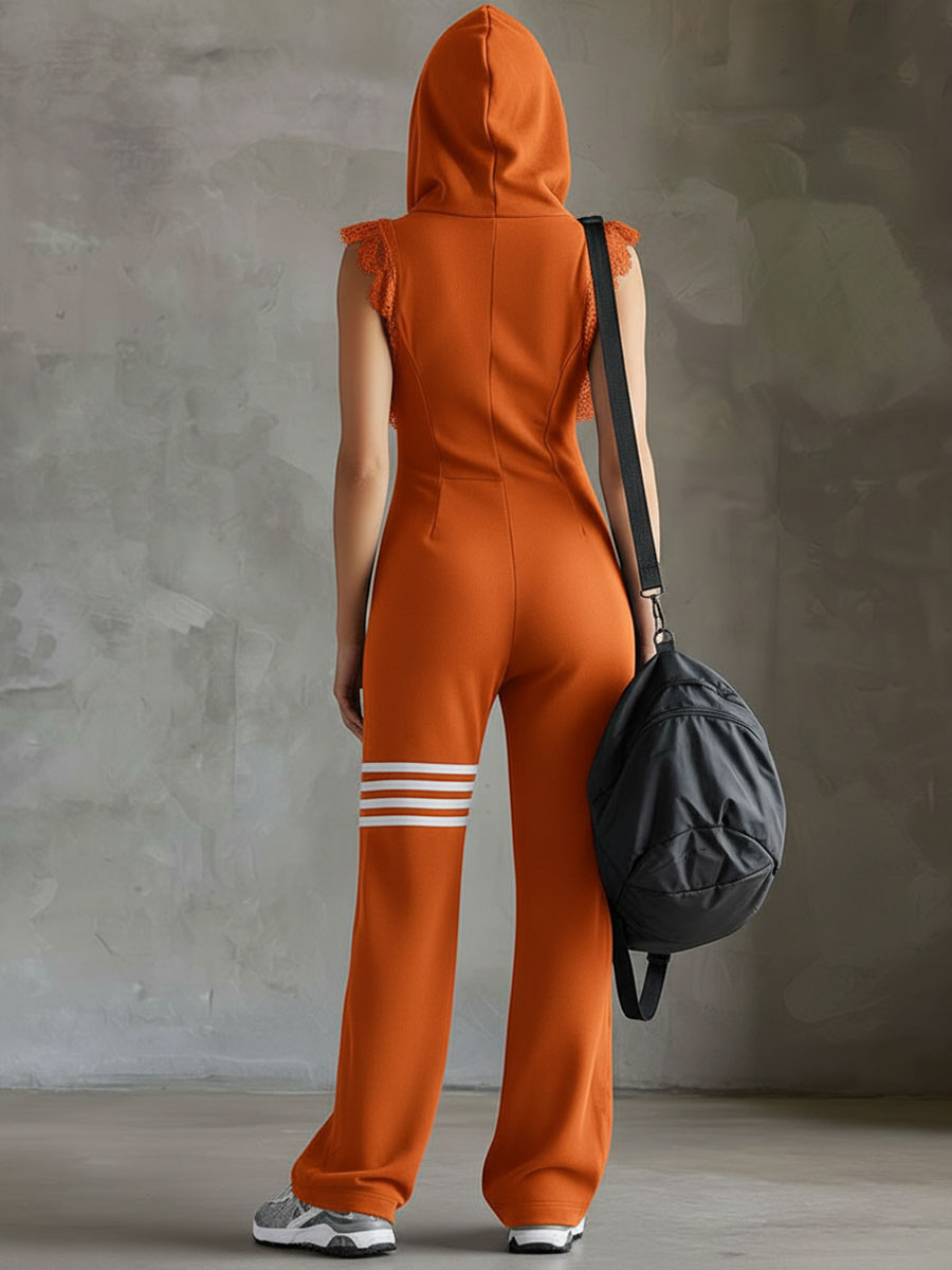 Giada - Retro Sporty Jumpsuit for Women