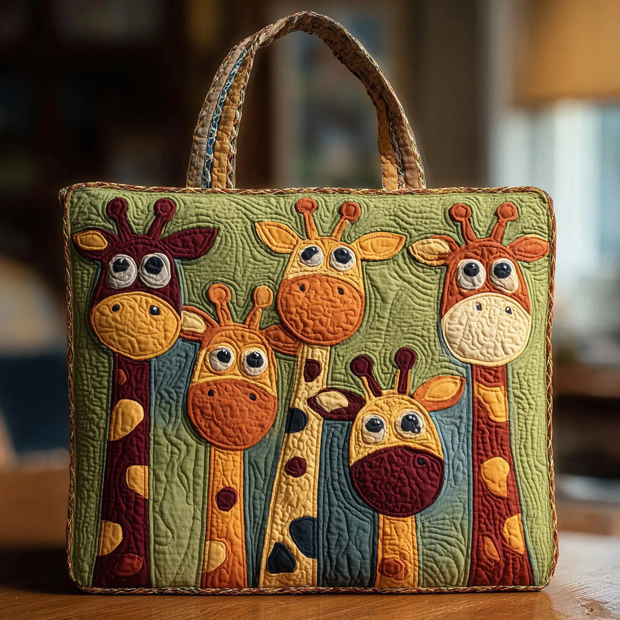 Handmade Bag - Cheerful Giraffe