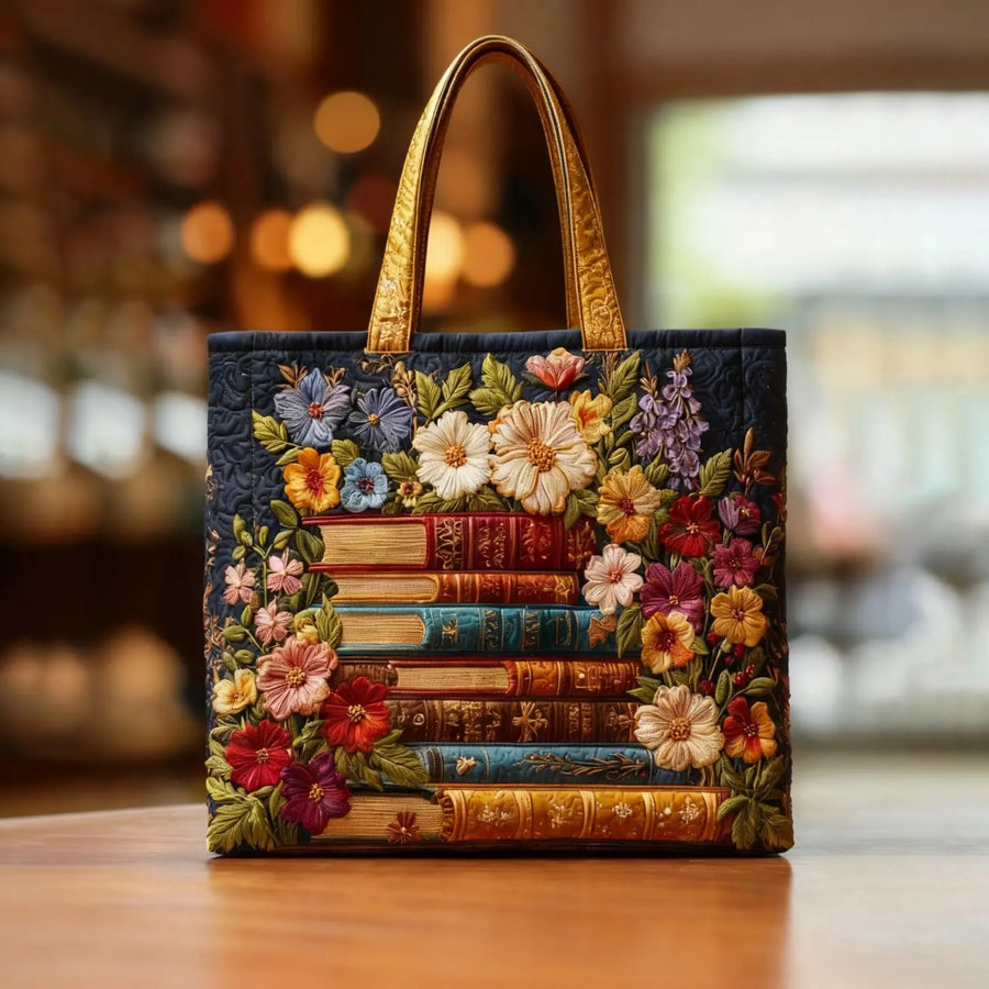 Handmade Bag - Floral Library