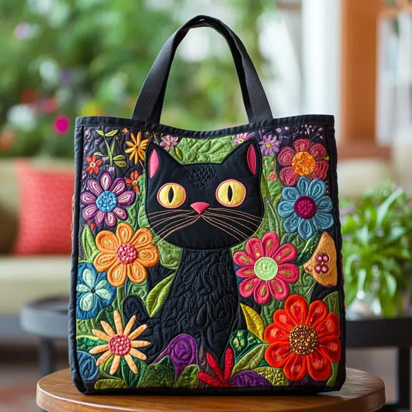 Handmade Bag - Black Cat
