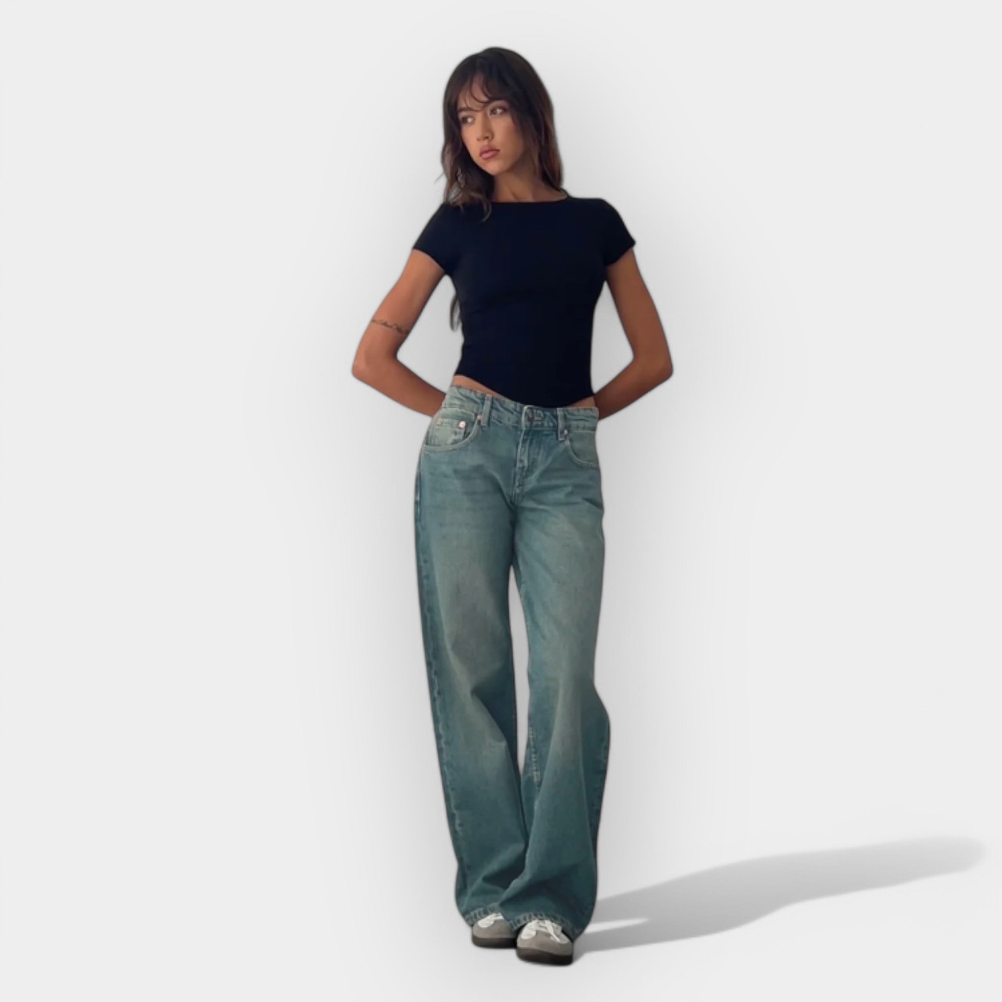 Low-Waist Denim