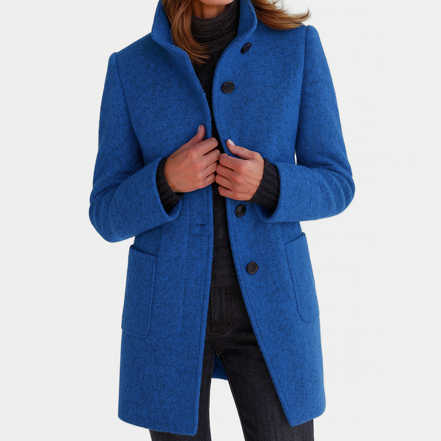 Danuta - Elegant High-Collar Coat