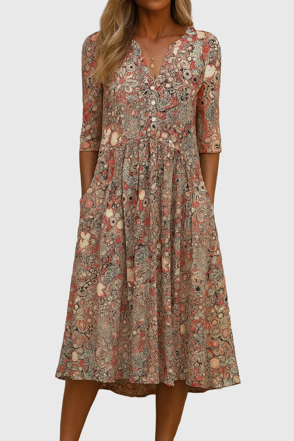 Kaelissea | Sophisticated Midi Dress