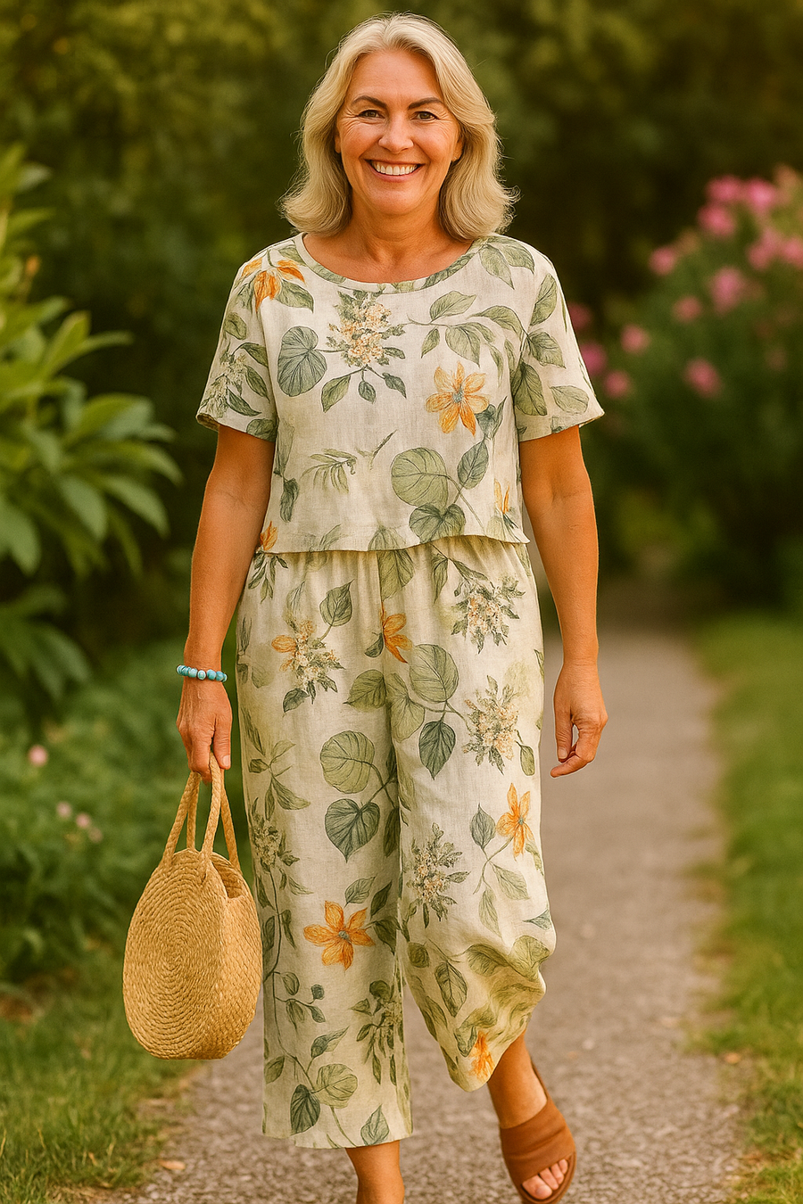 Isla | Linen Breeze 2-Piece Set – Effortless Comfort, Timeless Confidence (S-3XL)