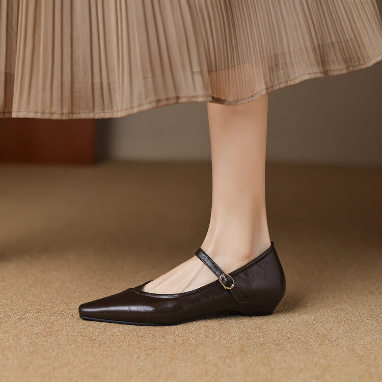 NATALIE – ELEGANT STRAP MARY JANE FLATS