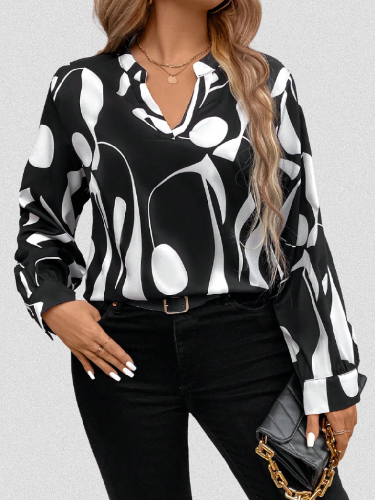 SATIN LOOK BLOUSE