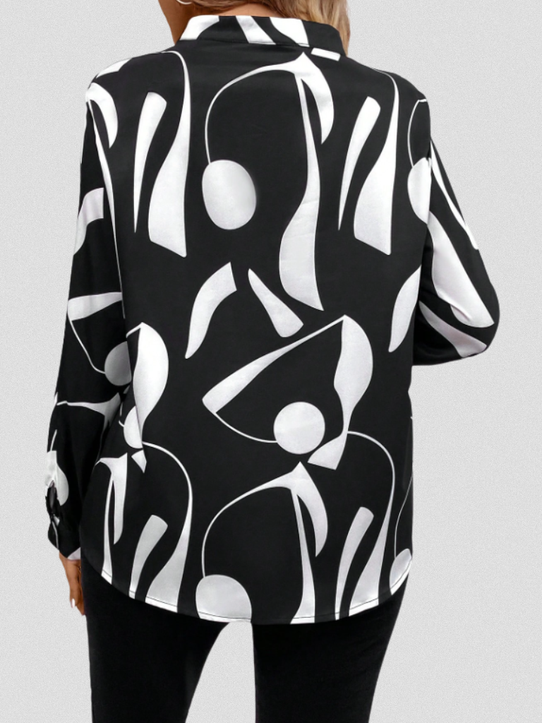SATIN LOOK BLOUSE