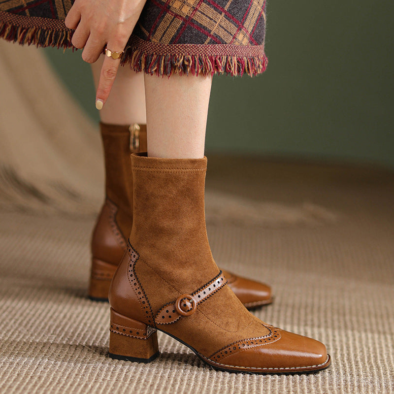 Alessia Genuine Leather Boots