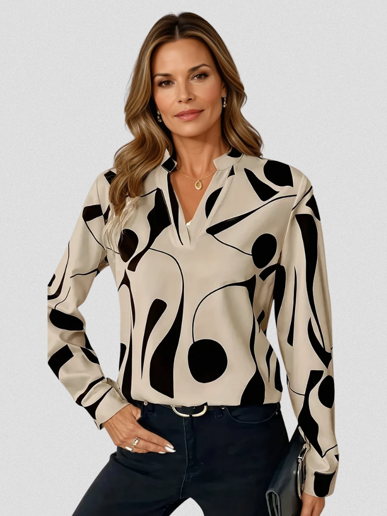 SATIN LOOK BLOUSE