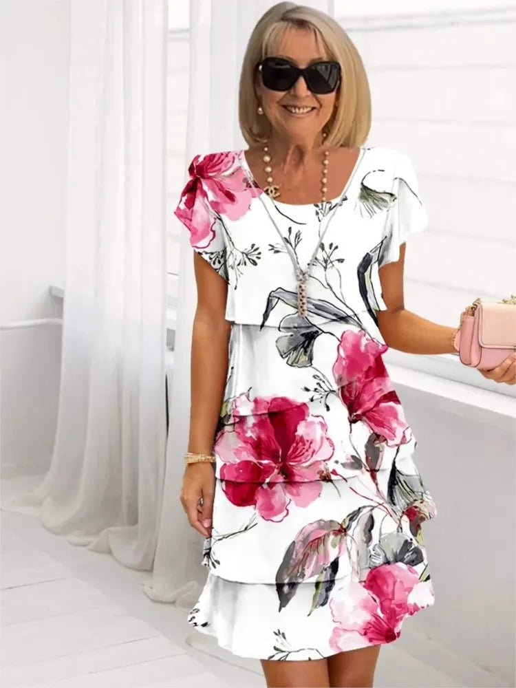 Serenity™ | Chic Ruffle A-Line Dress for Women