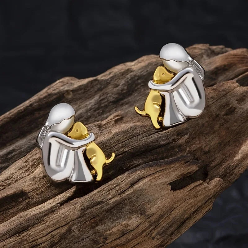 Elisa - Dog Icon Earrings