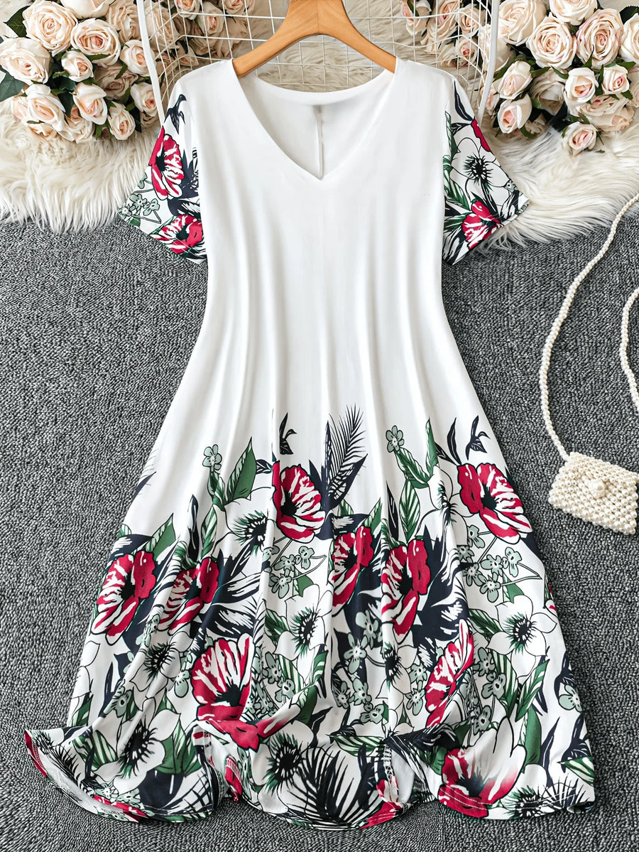 Linda | Maxi dress with flowerprint