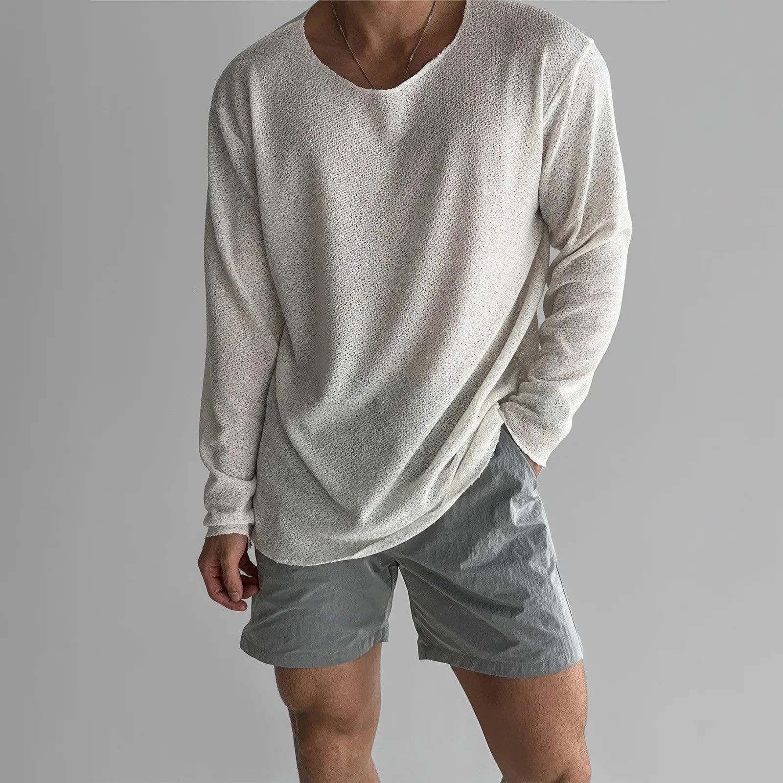 CloudComfort Hohlstrick T-Shirt