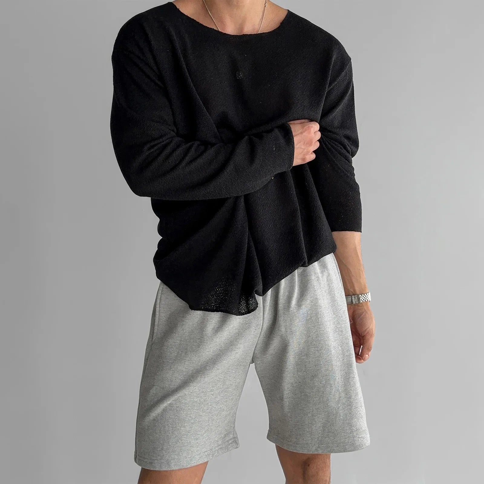 CloudComfort Hohlstrick T-Shirt