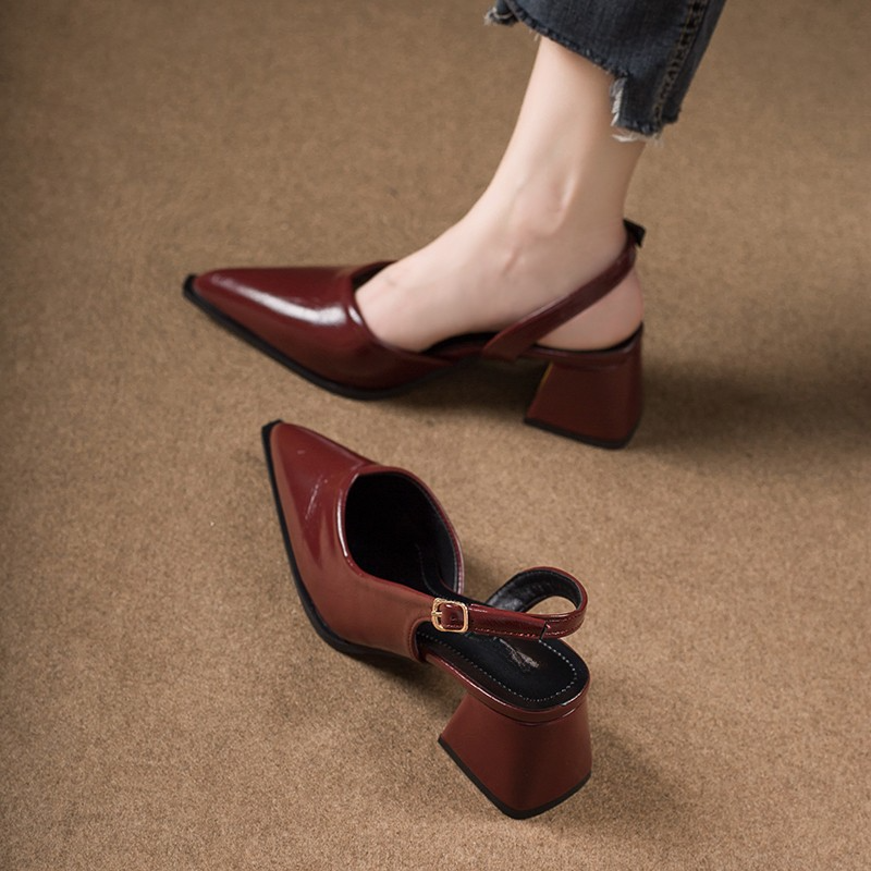 Maribel Pointed Slingback Heels