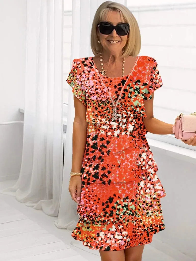 Savannah™ | Chic Ruffle A-Line Dress for Women