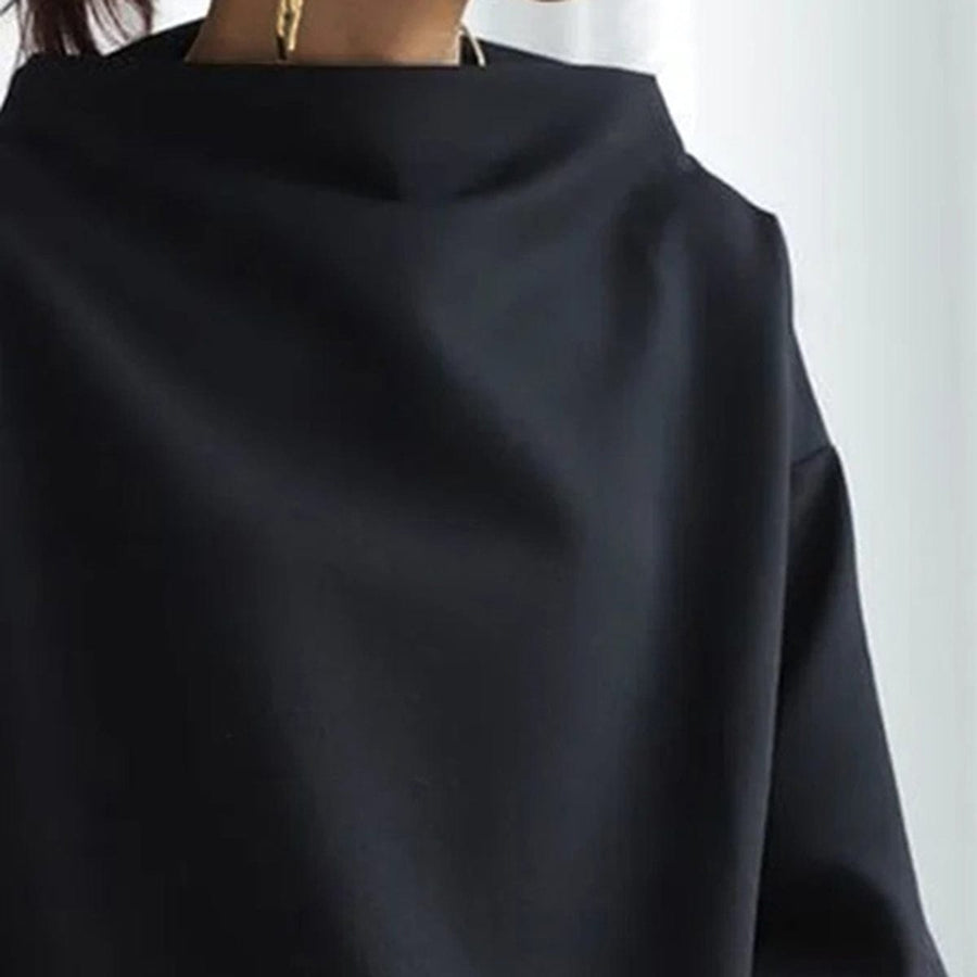 High-Neck Casual Top