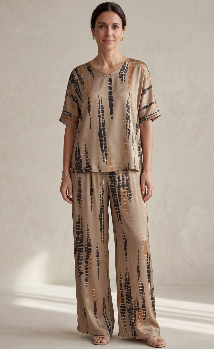Marie – Printed Two-Piece Set