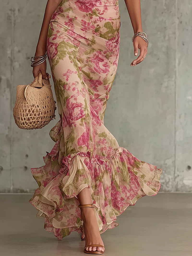 Fiora - Puff Sleeves Dress for Women