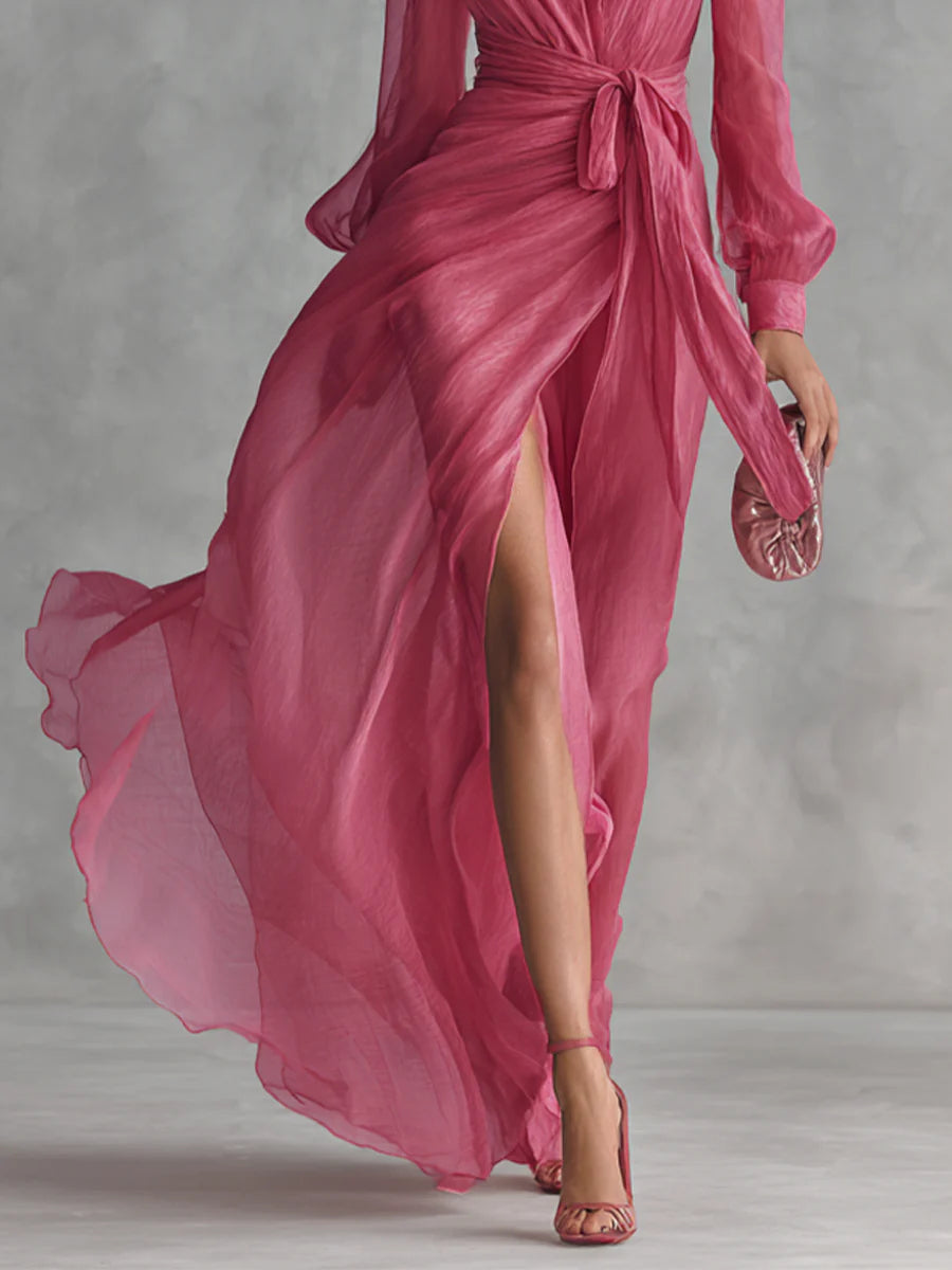 Ellie™ | Breezy V-neck Maxi Dress for Women