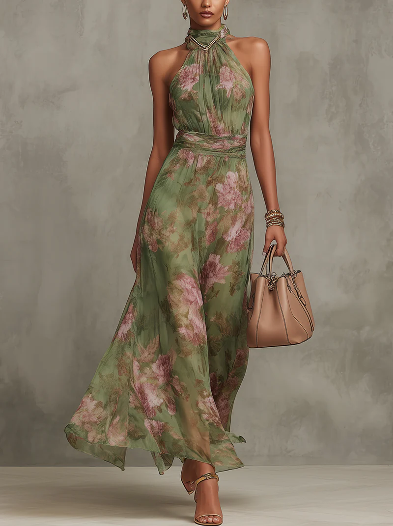 Faith™ | Elegant Floral Maxi Dress for Women