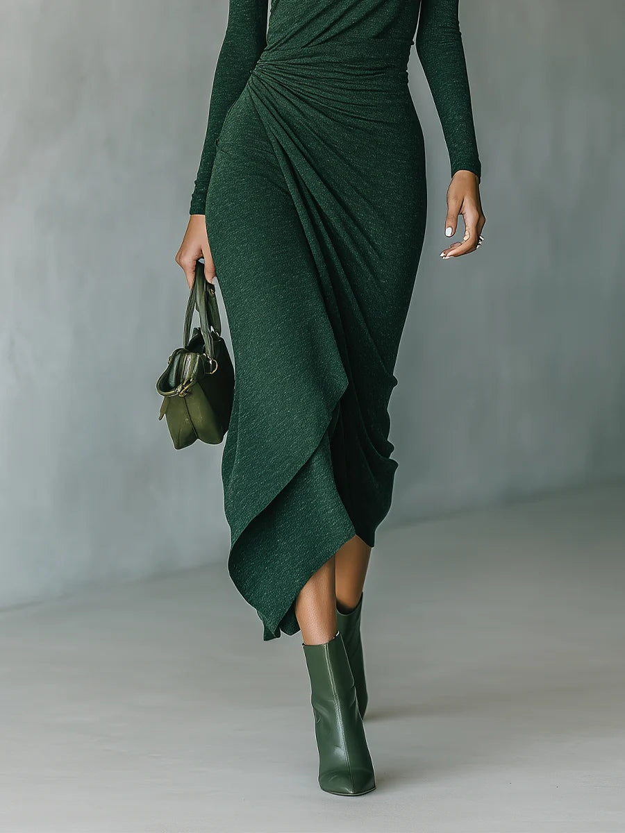 Lenora ∙ Wrap Midi Dress for Women