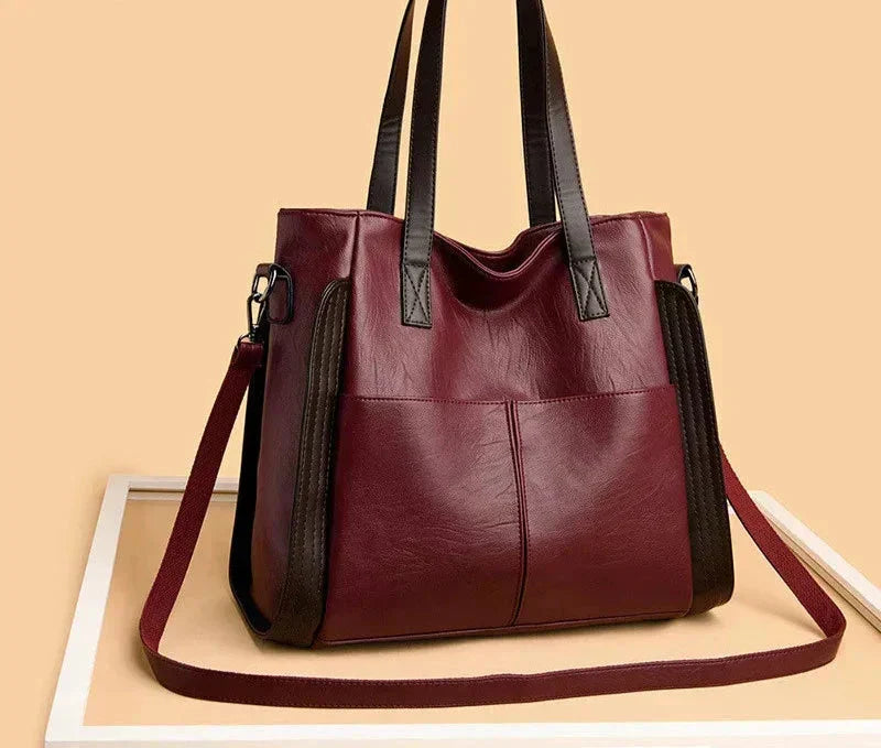 Etta | Trendy Large Capacity PU Leather Crossbody Bag