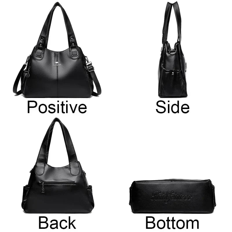 India™ Classic Vintage Leather Shoulder Bag