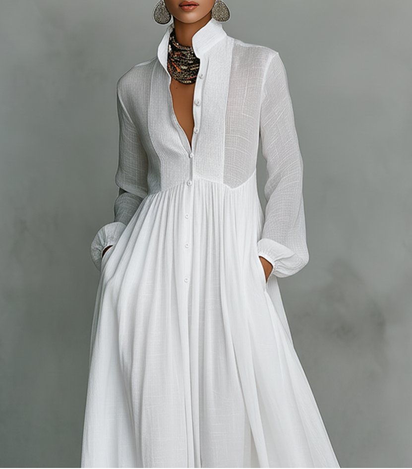 Alessia - Maxi Long Sleeves Dress for Women