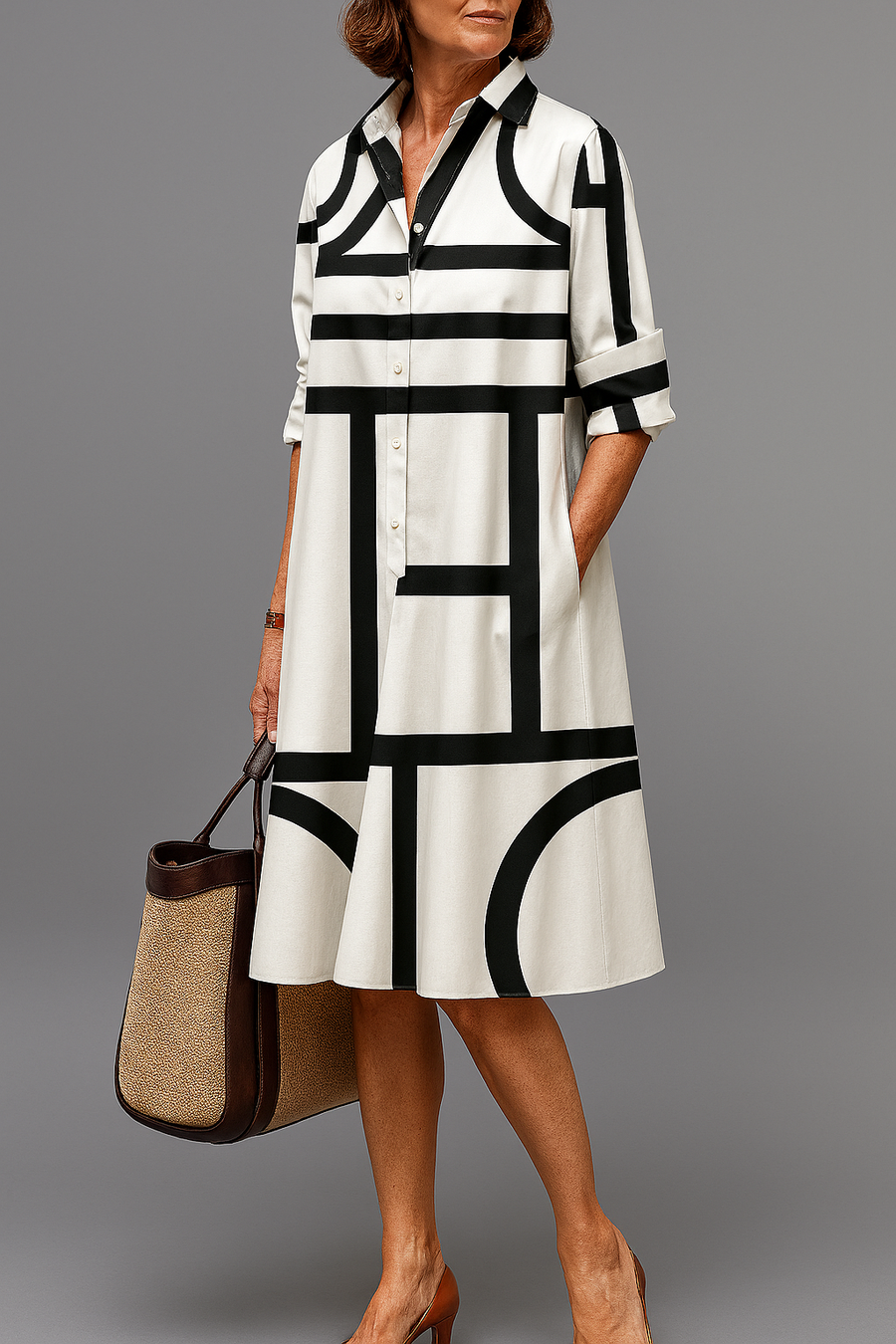 Diana™ | Sophisticated Midi Dress for Women