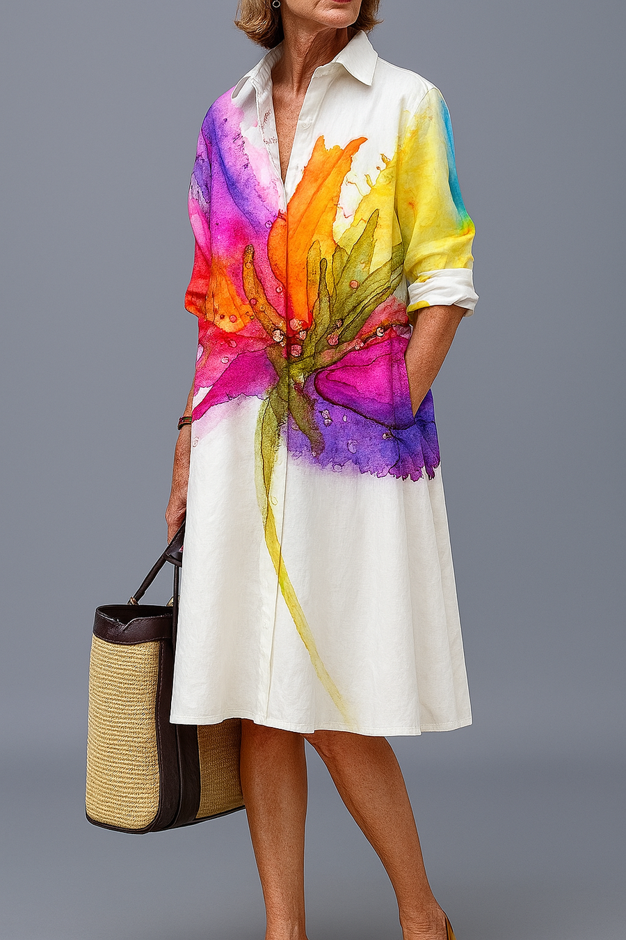 Lydia™ | Elegant Midi Dress for Women