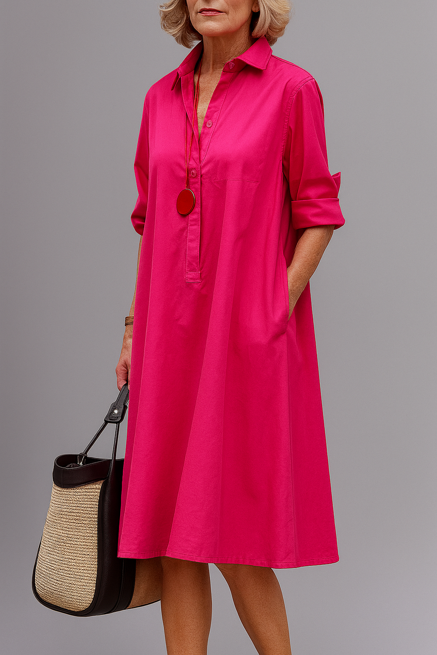 Diana™ | Sophisticated Midi Dress for Women