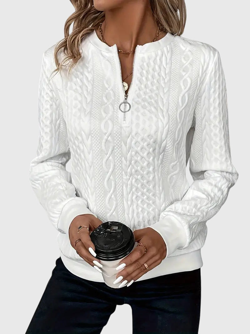 Sweater with Zipper